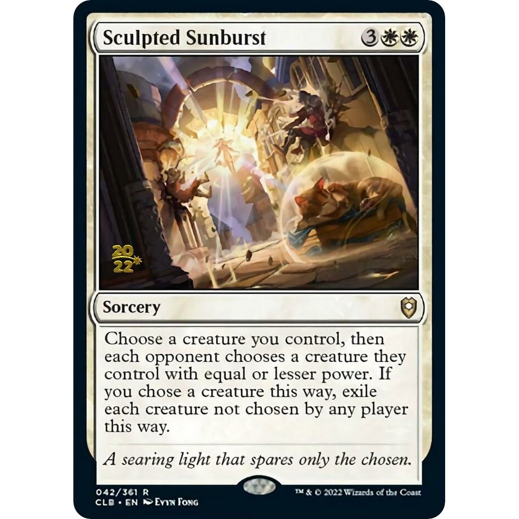 Image for Sculpted Sunburst (42) (PRE) - Magic: The Gathering