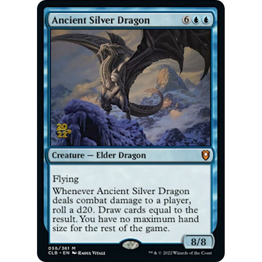 Image for Ancient Silver Dragon (56) (PRE) - Magic: The Gathering