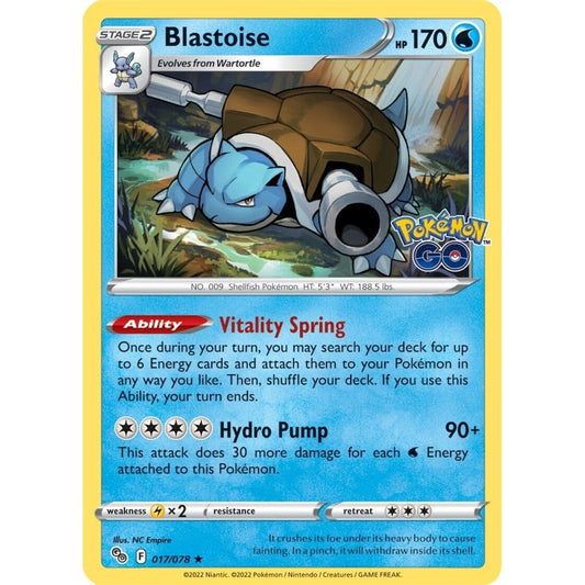 Image for Blastoise (017/078) (PGO) - Pokemon