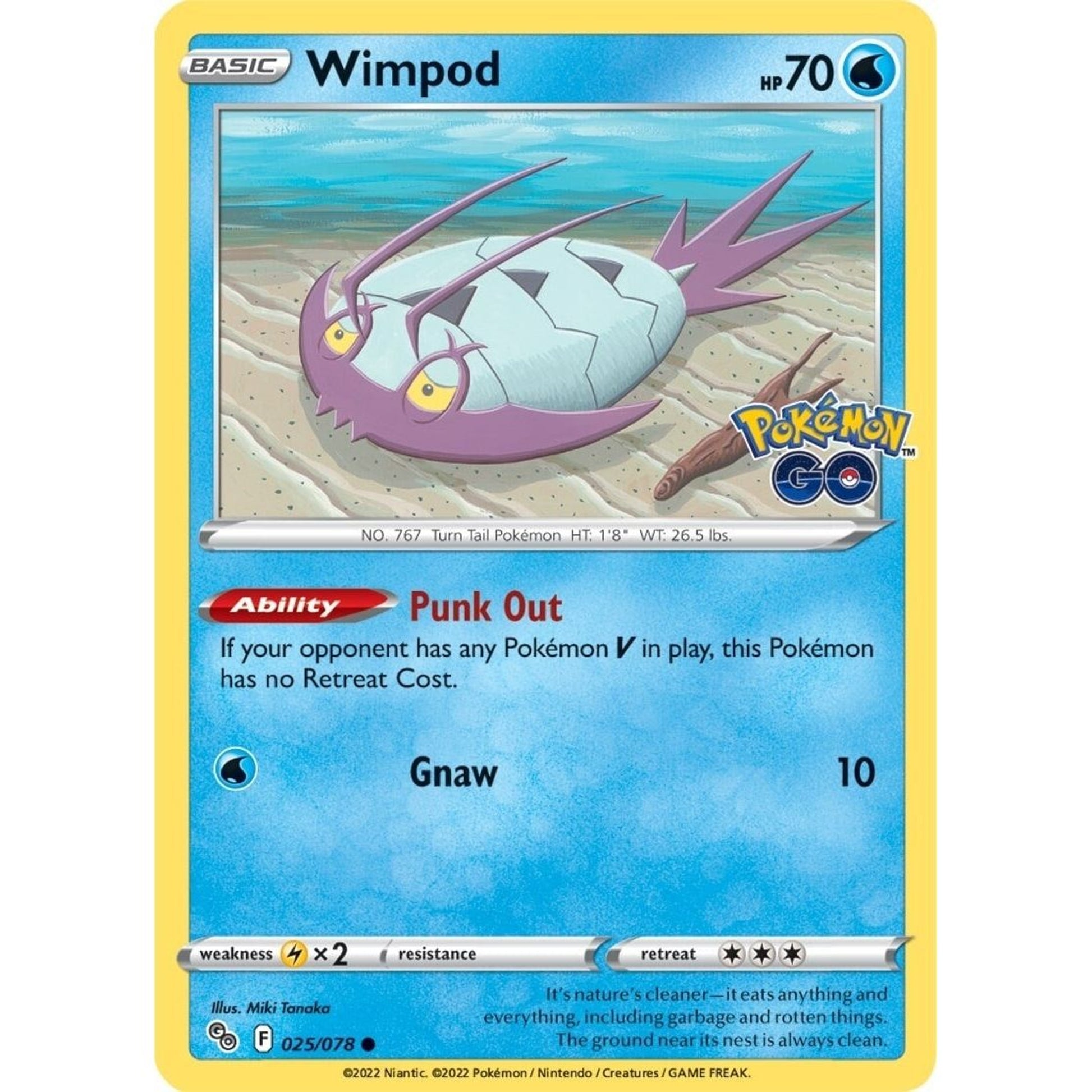 Image for Wimpod (025/078) (PGO) - Pokemon