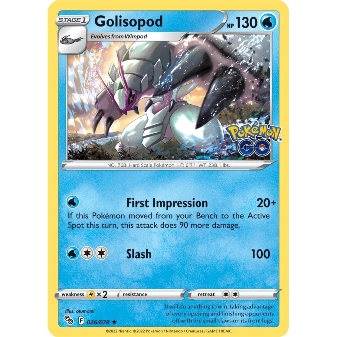 Image for Golisopod (026/078) (PGO) - Pokemon