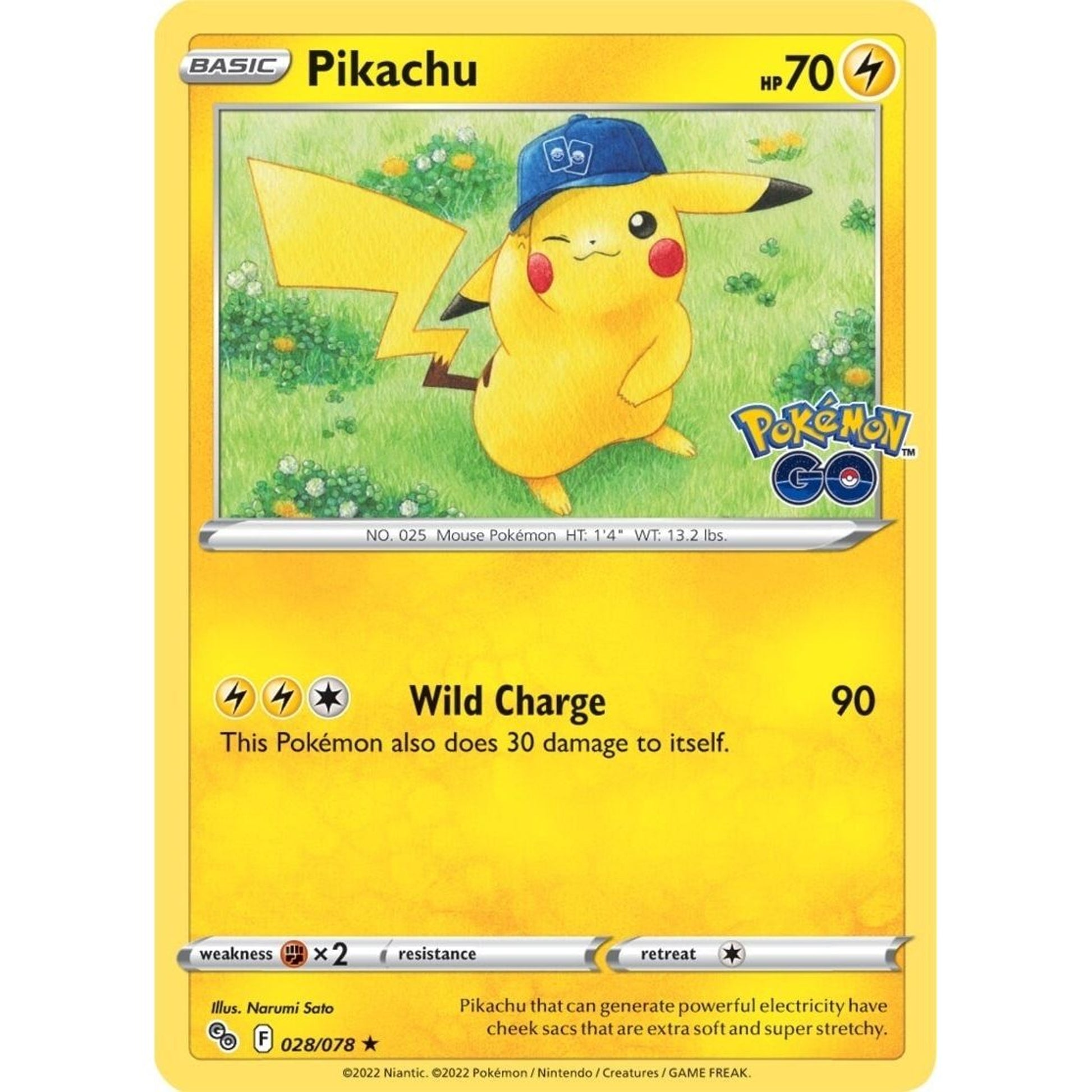 Image for Pikachu (28) (028/078) (PGO) - Pokemon