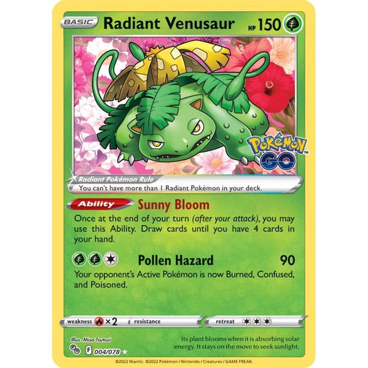 Image for Radiant Venusaur (004/078) (PGO) - Pokemon