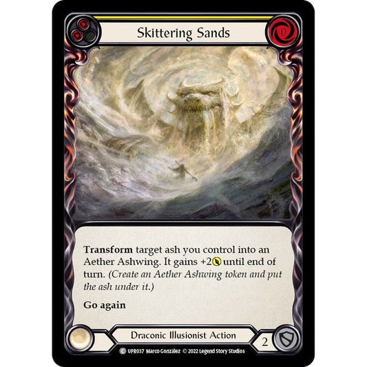 Image for Skittering Sands (Yellow) (UPR037) (UPR) - Flesh and Blood TCG