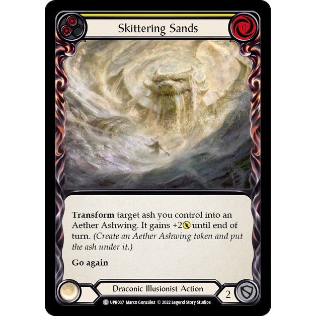 Image for Skittering Sands (Yellow) (UPR037) (UPR) - Flesh and Blood TCG