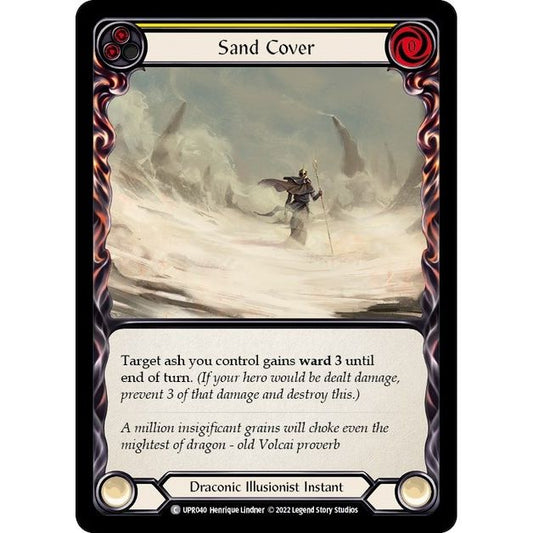 Image for Sand Cover (Yellow) (UPR040) (UPR) - Flesh and Blood TCG