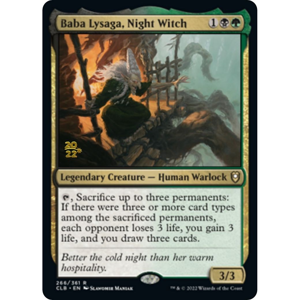 Image for Baba Lysaga, Night Witch (266) (PRE) - Magic: The Gathering