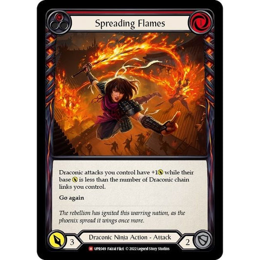 Image for Spreading Flames (UPR049) (UPR) - Flesh and Blood TCG
