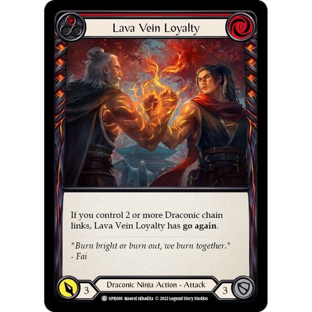 Image for Lava Vein Loyalty (Red) (UPR069) (UPR) - Flesh and Blood TCG
