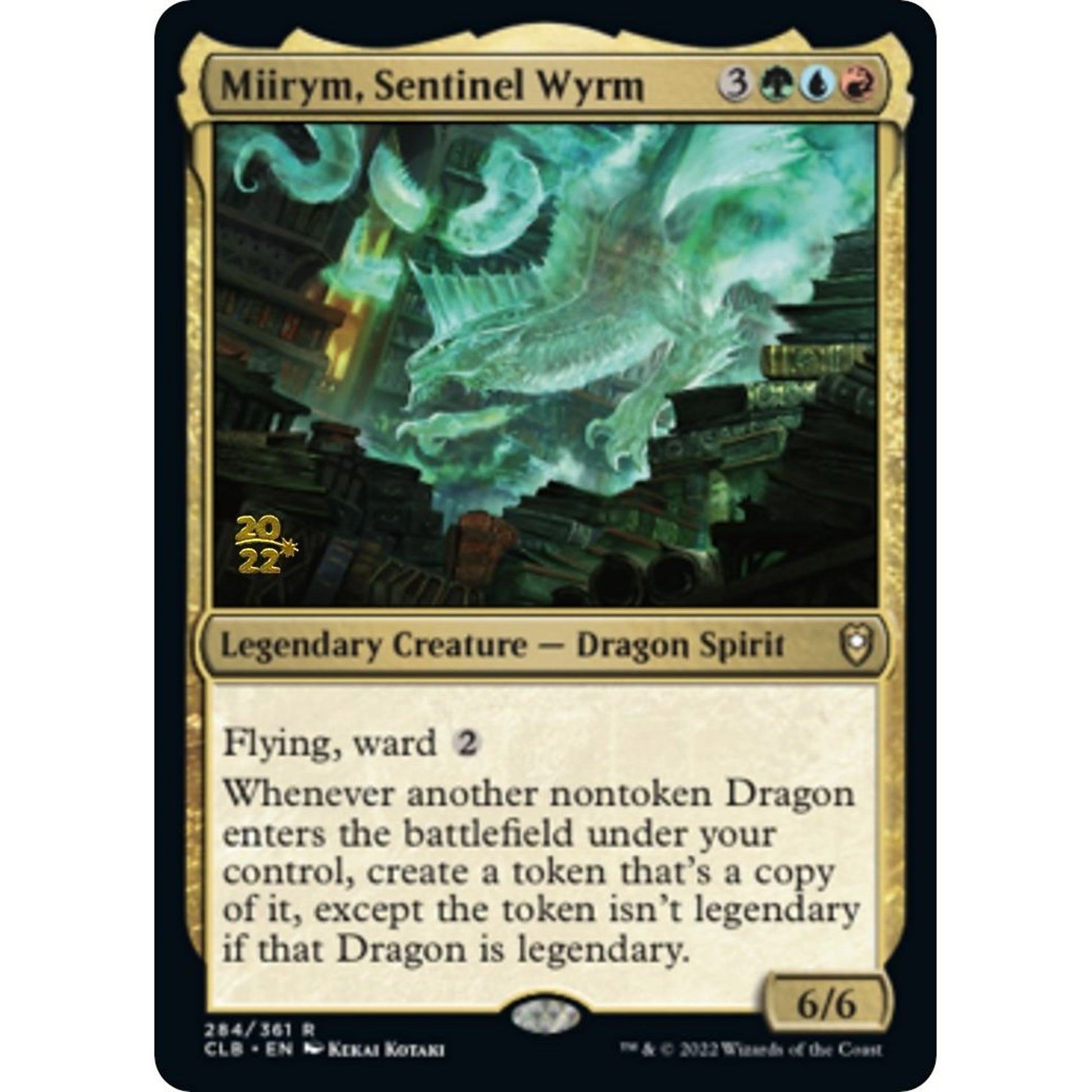 Image for Miirym, Sentinel Wyrm (284) (PRE) - Magic: The Gathering