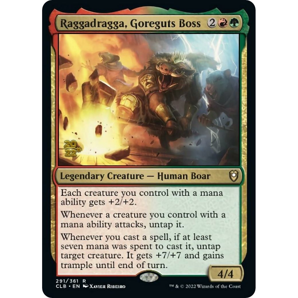 Image for Raggadragga, Goreguts Boss (291) (PRE) - Magic: The Gathering