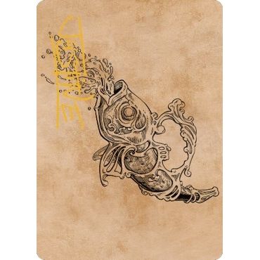 Image for Decanter of Endless Water Art Card (Gold-Stamped Signature) (79) (ASCLB) - Magic: The Gathering