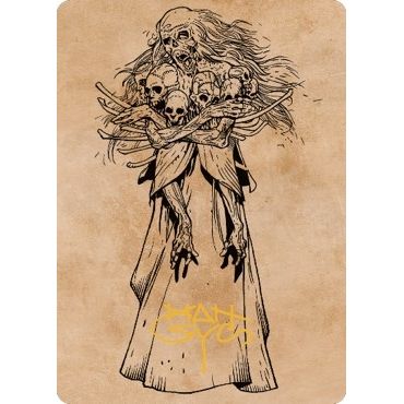 Image for Myrkul, Lord of Bones Art Card (73/81) (Gold-Stamped Signature) (73) (ASCLB) - Magic: The Gathering