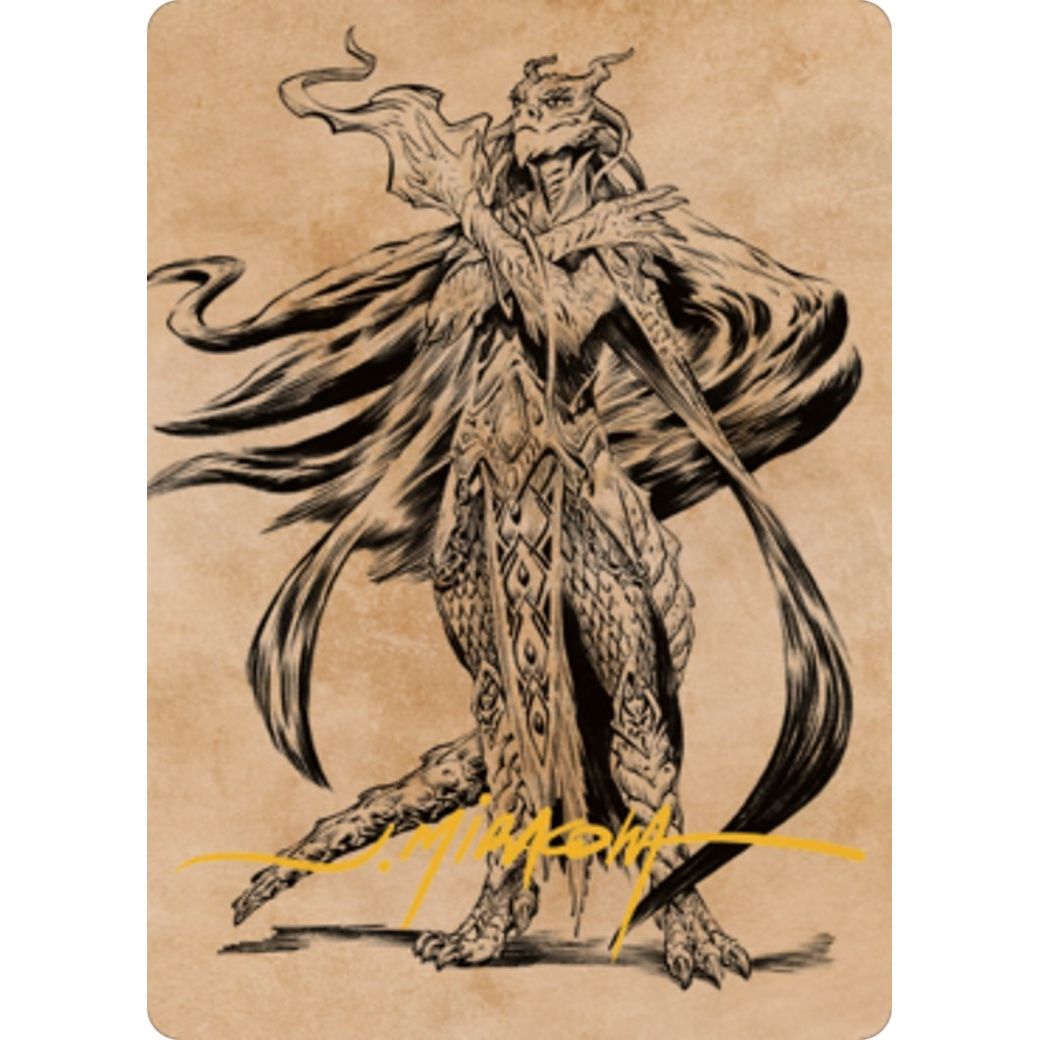 Image for Lozhan, Dragons' Legacy Art Card (Gold-Stamped Signature) (69) (ASCLB) - Magic: The Gathering