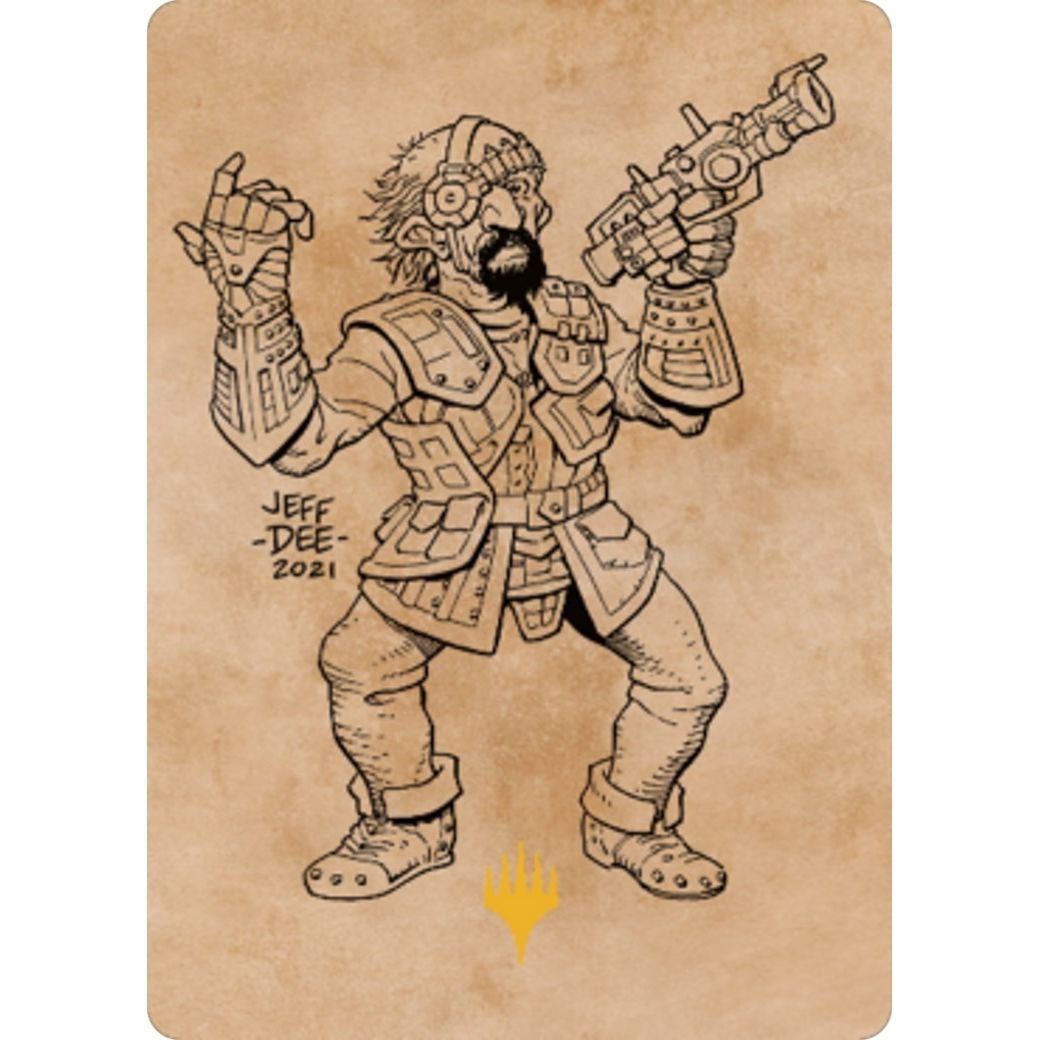 Image for Jan Jansen, Chaos Crafter Art Card (Gold-Stamped) (66) (ASCLB) - Magic: The Gathering