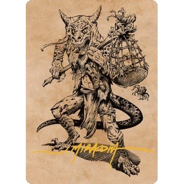 Image for Taunting Kobold Art Card (Gold-Stamped Signature) (57) (ASCLB) - Magic: The Gathering