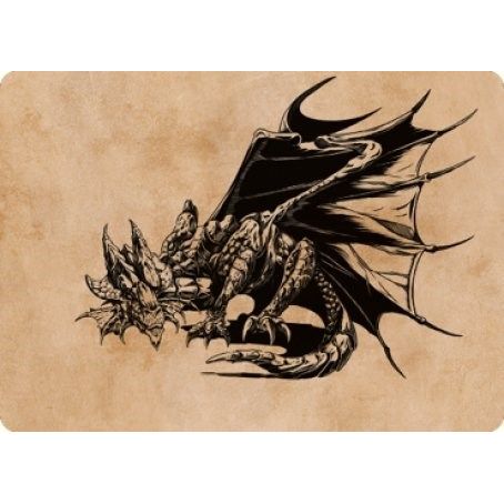 Image for Ancient Copper Dragon Art Card (52/81) (52) (ASCLB) - Magic: The Gathering