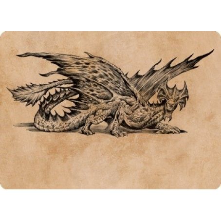 Image for Ancient Brass Dragon Art Card (49/81) (49) (ASCLB) - Magic: The Gathering