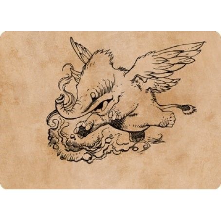 Image for Lulu, Loyal Hollyphant Art Card (46) (ASCLB) - Magic: The Gathering