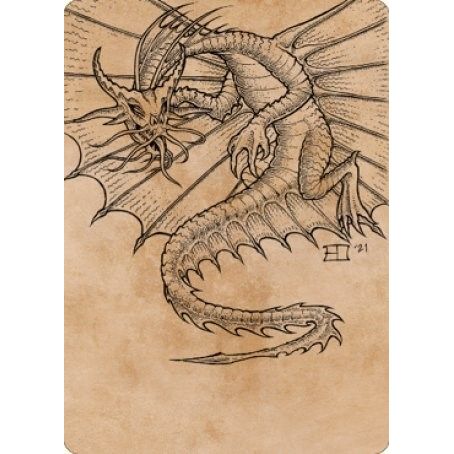 Image for Ancient Gold Dragon Art Card (44/81) (44) (ASCLB) - Magic: The Gathering