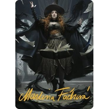 Image for Tasha, the Witch Queen Art Card (41/81) (Gold-Stamped Signature) (41) (ASCLB) - Magic: The Gathering