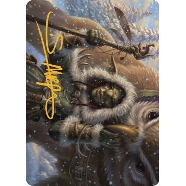 Image for Owlbear Shepherd Art Card (Gold-Stamped Signature) (35) (ASCLB) - Magic: The Gathering