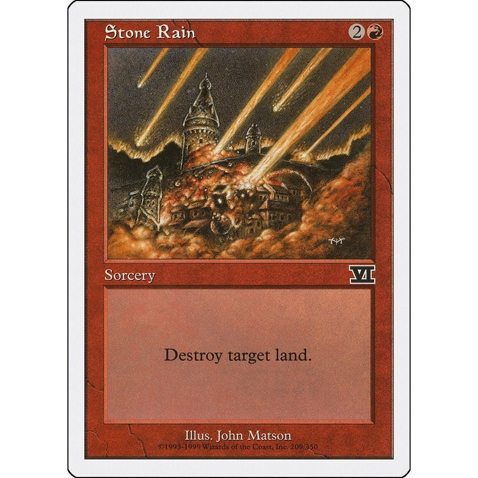 Image for Stone Rain (209) (6ED) - Magic: The Gathering