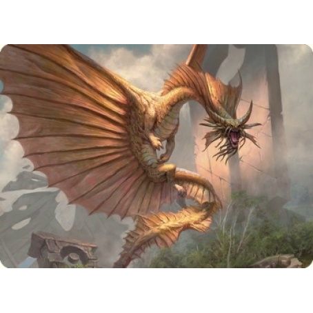 Image for Ancient Gold Dragon Art Card (28/81) (28) (ASCLB) - Magic: The Gathering
