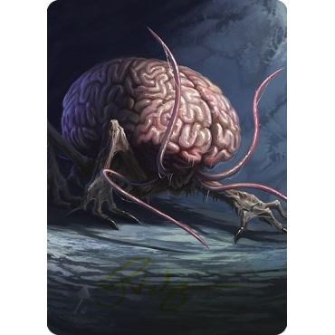 Image for Intellect Devourer Art Card (Gold-Stamped Signature) (20) (ASCLB) - Magic: The Gathering