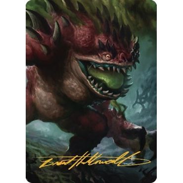 Image for Hezrou Art Card (Gold-Stamped Signature) (17) (ASCLB) - Magic: The Gathering