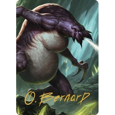 Image for Ettercap Art Card (Gold-Stamped Signature) (14) (ASCLB) - Magic: The Gathering