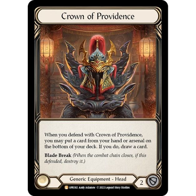 Image for Crown of Providence (UPR182) (UPR) - Flesh and Blood TCG
