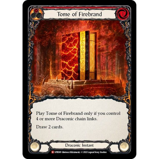 Image for Tome of Firebrand (UPR089) (UPR) - Flesh and Blood TCG