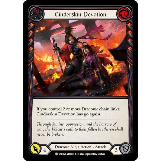 Image for Cinderskin Devotion (Red) (UPR063) (UPR) - Flesh and Blood TCG