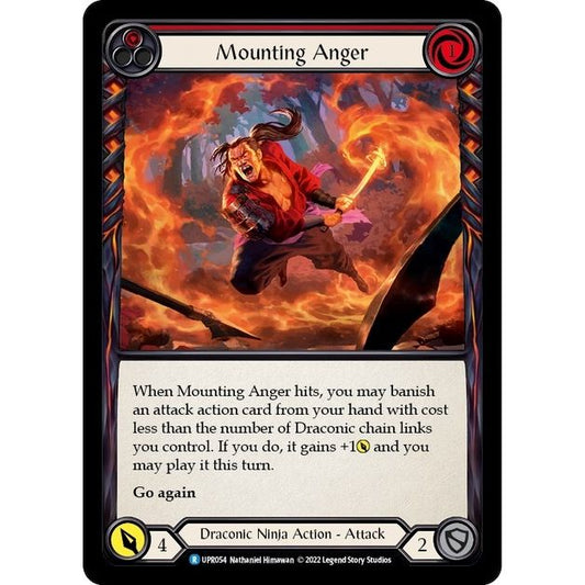 Image for Mounting Anger (Red) (UPR054) (UPR) - Flesh and Blood TCG