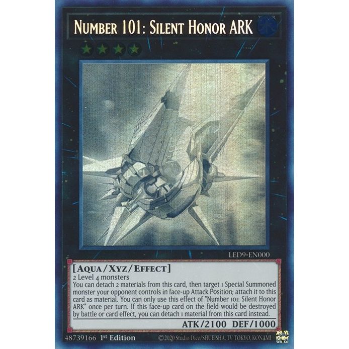 Image for Number 101: Silent Honor ARK (LED9-EN000) (LED9) - YuGiOh