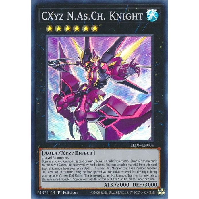 Image for CXyz N.As.Ch. Knight (LED9-EN004) (LED9) - YuGiOh