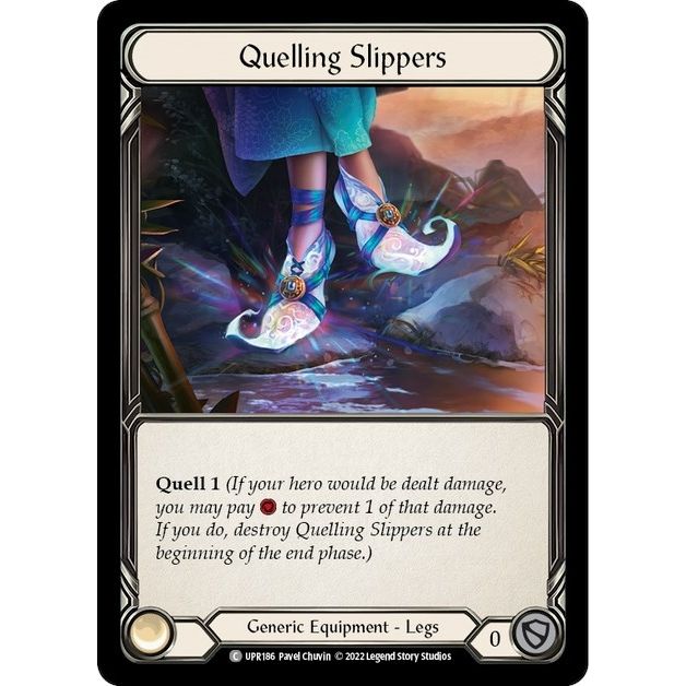 Image for Quelling Slippers (UPR186) (UPR) - Flesh and Blood TCG