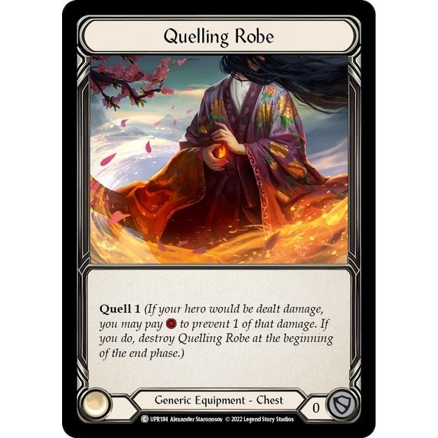 Image for Quelling Robe (UPR184) (UPR) - Flesh and Blood TCG