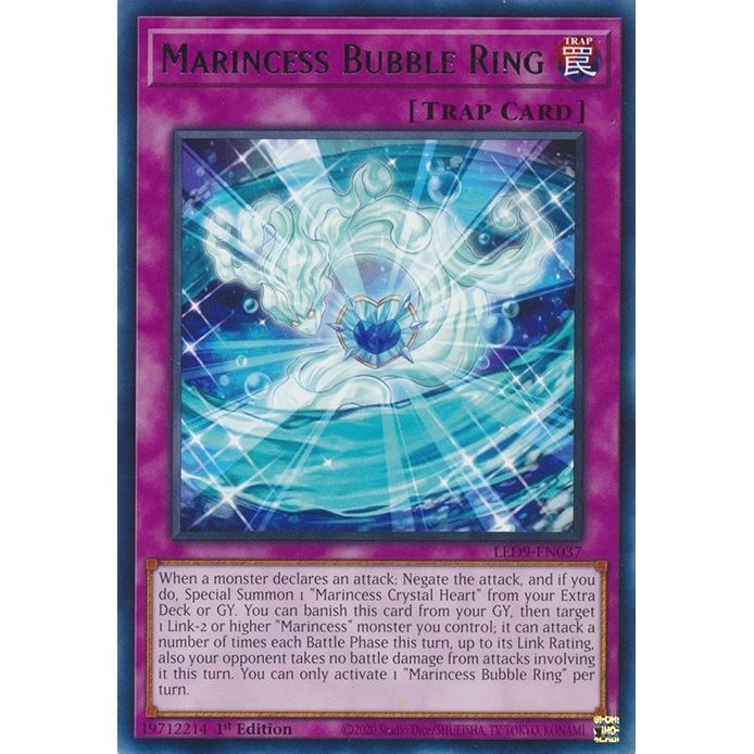 Image for Marincess Bubble Ring (LED9-EN037) (LED9) - YuGiOh