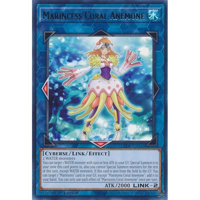 Image for Marincess Coral Anemone (LED9-EN041) (LED9) - YuGiOh