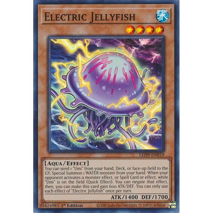 Image for Electric Jellyfish (LED9-EN019) (LED9) - YuGiOh