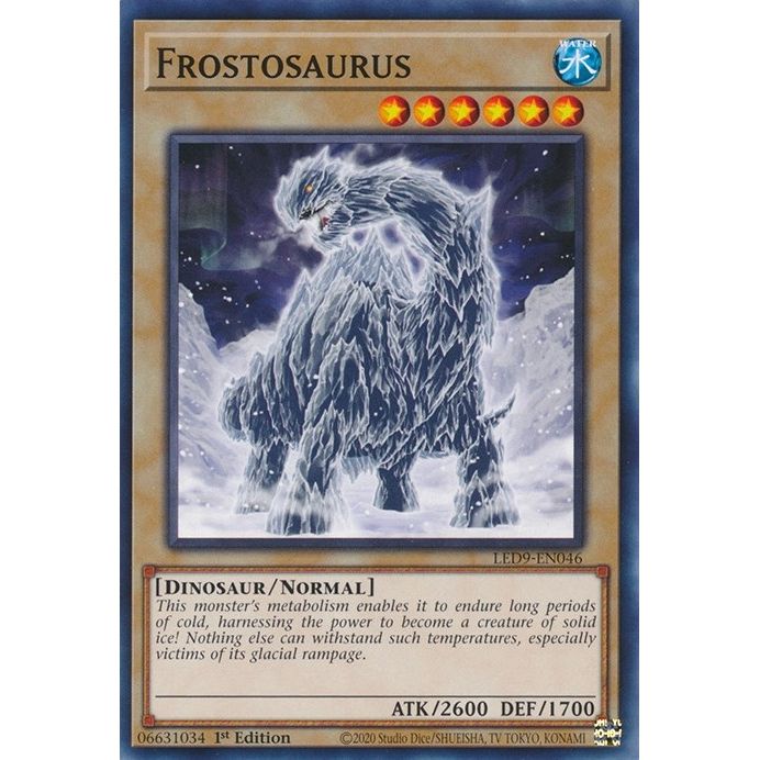 Image for Frostosaurus (LED9-EN046) (LED9) - YuGiOh
