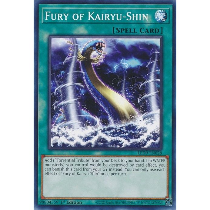 Image for Fury of Kairyu-Shin (LED9-EN028) (LED9) - YuGiOh