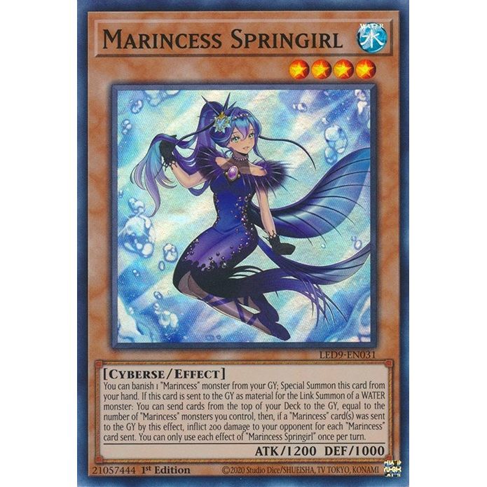 Image for Marincess Springirl (LED9-EN031) (LED9) - YuGiOh