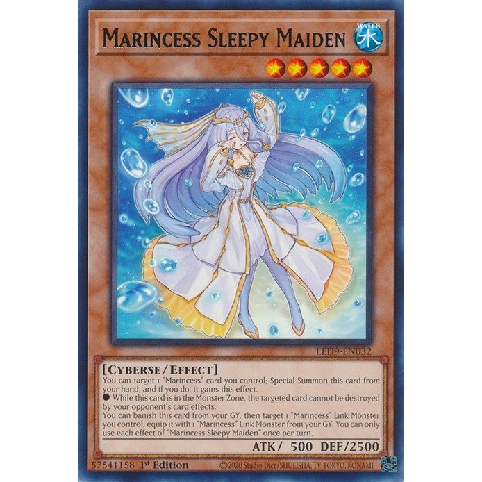 Image for Marincess Sleepy Maiden (LED9-EN032) (LED9) - YuGiOh
