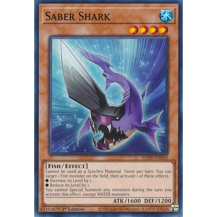 Image for Saber Shark (LED9-EN050) (LED9) - YuGiOh