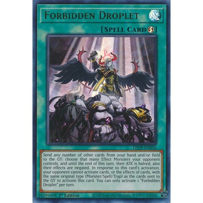 Image for Forbidden Droplet (LED9-EN056) (LED9) - YuGiOh