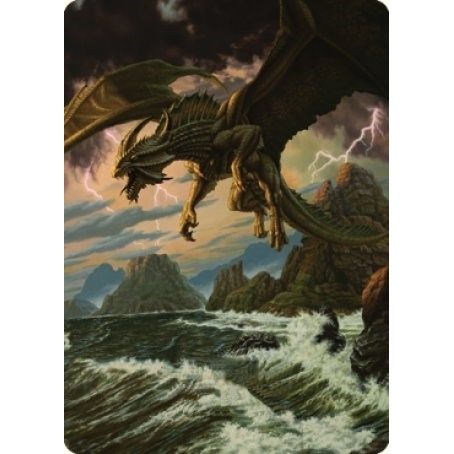 Image for Ancient Bronze Dragon Art Card (3/81) (3) (ASCLB) - Magic: The Gathering