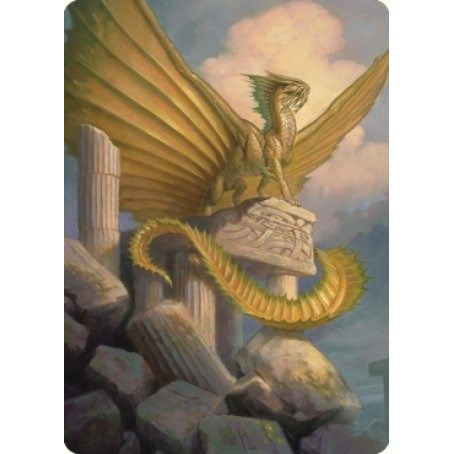 Image for Ancient Gold Dragon Art Card (5/81) (5) (ASCLB) - Magic: The Gathering